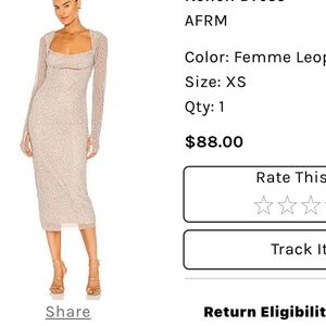 AFRM midi dress